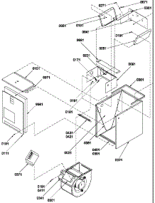 Cabinet Assembly parts for Amana Central Air Conditioner BBC60A2A/P1206406C from AppliancePartsPros.com