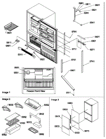 Trim & Accessories parts for Amana Bottom-Mount Refrigerator BBI20TPW-P1199102WW from AppliancePartsPros.com