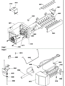 Ice Maker Assembly And Parts parts for Amana Bottom-Mount Refrigerator BBI20TW-P1199101WW from AppliancePartsPros.com