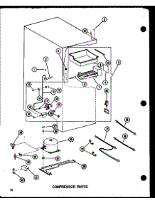 Compressor Parts parts for Amana Bottom-Mount Refrigerator BC20BA-P6023517WA from AppliancePartsPros.com