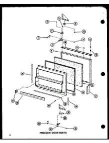 Freezer Door Parts parts for Amana Bottom-Mount Refrigerator BC20C-P6023520W from AppliancePartsPros.com