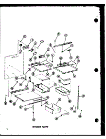 Interior Parts parts for Amana Bottom-Mount Refrigerator BC20D-P6023522W from AppliancePartsPros.com