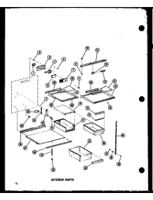Interior Parts parts for Amana Bottom-Mount Refrigerator BC20D-P747021W from AppliancePartsPros.com