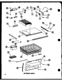 Interior Parts parts for Amana Bottom-Mount Refrigerator BC20EG-P747023WG from AppliancePartsPros.com