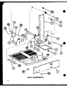 Rear Components (Bc20h / P7680805w) (Br-20H / P7680806w) (Bc20h / P7680807w) (Br-20H / P7680808w) (Bc20h / P7680810w) (Br-20H / P7680811w) parts for Amana Bottom-Mount Refrigerator BC20H-P7680810W from AppliancePartsPros.com