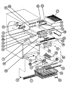 Shelves And Accessories parts for Amana Bottom-Mount Refrigerator BC20J from AppliancePartsPros.com
