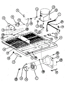 Compressor Compartment parts for Amana Bottom-Mount Refrigerator BC20J from AppliancePartsPros.com