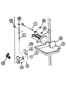 Add On Ice-Maker parts for Amana Bottom-Mount Refrigerator BC20J from AppliancePartsPros.com