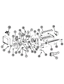 8 Cube Compact Ice Maker - Assembly No. D75671-2 parts for Amana Bottom-Mount Refrigerator BC20J from AppliancePartsPros.com