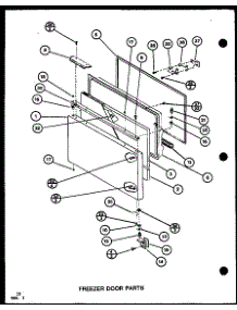 Freezer Door Parts (Br20k / P7812511w) (Bc20k / P7812514w) (Bw20k / P7812516w) parts for Amana Bottom-Mount Refrigerator BC20K-P7812501W from AppliancePartsPros.com