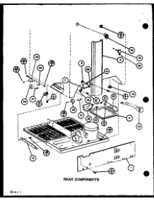 Rear Components (Bc20m / P7812521w) (Bc20n / P7812528w) parts for Amana Bottom-Mount Refrigerator BC20M-P7812521W from AppliancePartsPros.com