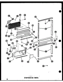Evaporator Parts parts for Amana Bottom-Mount Refrigerator BC20N-P602353W from AppliancePartsPros.com