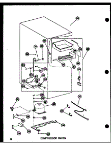 Compressor Parts parts for Amana Bottom-Mount Refrigerator BC20N-P602353W from AppliancePartsPros.com