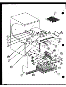 (Br20m / P7812519w) (Br20n / P7812526w) parts for Amana Bottom-Mount Refrigerator BC20N-P7812528W from AppliancePartsPros.com
