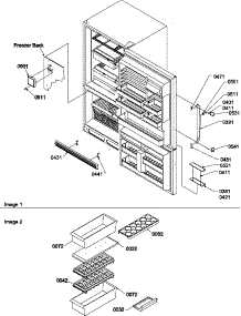 Door Handles & Accessories parts for Amana Bottom-Mount Refrigerator BC20TL-P1196511WL from AppliancePartsPros.com