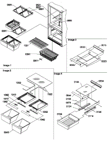 Shelving Assemblies parts for Amana Bottom-Mount Refrigerator BC20TL-P1196514WL from AppliancePartsPros.com