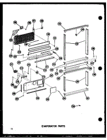 Evaporator Parts parts for Amana Bottom-Mount Refrigerator BC20W-P6023511W from AppliancePartsPros.com