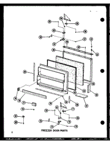 Freezer Door Parts parts for Amana Bottom-Mount Refrigerator BC20WA-P6023511WA from AppliancePartsPros.com