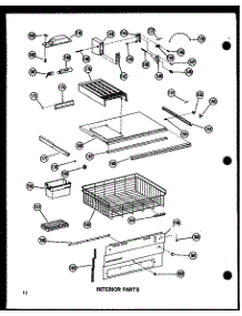 Interior Parts parts for Amana Bottom-Mount Refrigerator BC20WAG-P6023513WG from AppliancePartsPros.com