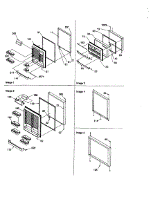 Door Assembly parts for Amana Bottom-Mount Refrigerator BC21VC-P1325004WC from AppliancePartsPros.com