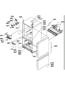Controls & Light Covers parts for Amana Bottom-Mount Refrigerator BC21VL-P1321506WL from AppliancePartsPros.com