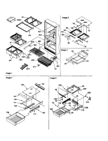 Shelving Assembly parts for Amana Bottom-Mount Refrigerator BC21VL-P1325004WL from AppliancePartsPros.com