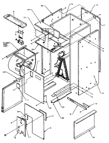Cabinet Assembly parts for Amana Central Air Conditioner BCA42TA002A/P1177205C from AppliancePartsPros.com