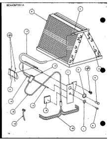 (Bcaa36t001a / P1102010c) parts for Amana Central Air Conditioner BCAA36T001A/P1102010C from AppliancePartsPros.com