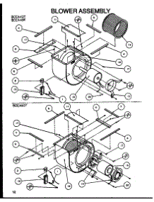 Blower Assembly parts for Amana Central Air Conditioner BCEA60T002A/P1101509C from AppliancePartsPros.com