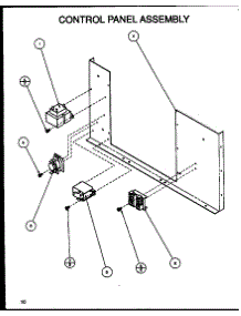 Control Panel Assembly parts for Amana Central Air Conditioner BCEA60T002B/P1135003C from AppliancePartsPros.com