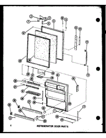 Refrigerator Door Parts parts for Amana Bottom-Mount Refrigerator BCI20DL-P747022WL from AppliancePartsPros.com