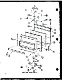 Freezer Door Parts parts for Amana Bottom-Mount Refrigerator BCI20E-P747024W from AppliancePartsPros.com