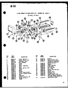8 Cube Compact Ice Maker (Bki-20E-C / P74702-7Wc) (Bki-20E / P74702-7W) (Bki-20E-A / P74702-7Wa) (Bki-20E-L / P74702-7Wl) (Bki-20E-G / P74702-7Wg) parts for Amana Bottom-Mount Refrigerator BCI20EG-P747026WG from AppliancePartsPros.com