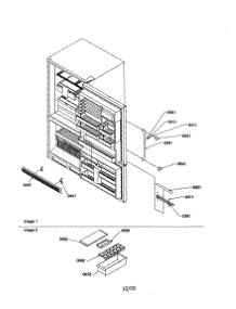 Door Handles / Accessories parts for Amana Bottom-Mount Refrigerator BCI20TW-P1309701WW from AppliancePartsPros.com