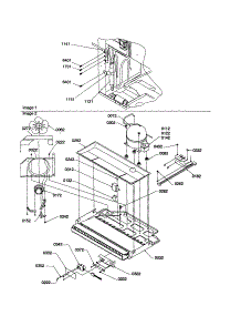 Machine Compartment parts for Amana Bottom-Mount Refrigerator BCI20TW-P1309701WW from AppliancePartsPros.com