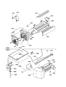 Ice Maker Assembly And Parts parts for Amana Bottom-Mount Refrigerator BCI20TW-P1309701WW from AppliancePartsPros.com