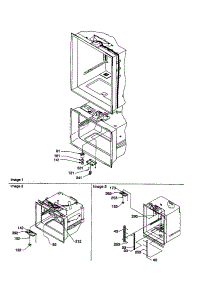 Light Switches And Drain Funnel parts for Amana Bottom-Mount Refrigerator BCI21VC-P1325017WC from AppliancePartsPros.com