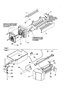 Icemaker Assembly parts for Amana Bottom-Mount Refrigerator BCI21VC-P1325017WC from AppliancePartsPros.com