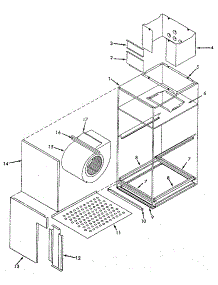 Cabinet parts for Icp Central Air Conditioner BCM036XKB1 from AppliancePartsPros.com