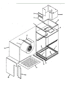 Cabinet parts for Icp Central Air Conditioner BCM060XKA1 from AppliancePartsPros.com