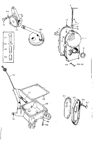 Gear Cover, Oil Base, And Oil Pump Group parts for Onan Lawn & Garden Engine BF-MS2379A from AppliancePartsPros.com