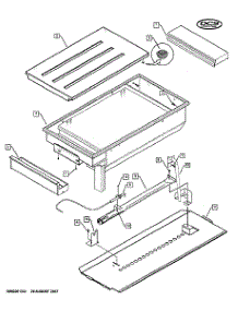Griddle parts for Dcs Gas Grill BFG-30BGD-L-70845A from AppliancePartsPros.com
