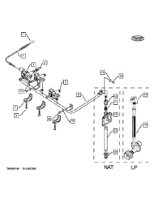 Manifold parts for Dcs Gas Grill BFG-30BGD-N-70845A from AppliancePartsPros.com