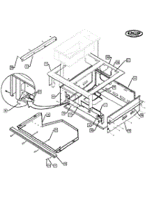 Cabinet parts for Dcs Gas Grill BFG-30BS-L-70847 from AppliancePartsPros.com