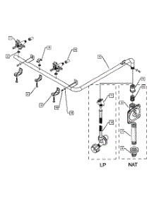 Manifold parts for Dcs Gas Grill BFG-30G-N-70849 from AppliancePartsPros.com