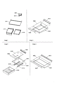 Refrig. Freature, Shelf / Meatkeeper parts for Amana Bottom-Mount Refrigerator BG18VL-P1320704WL from AppliancePartsPros.com