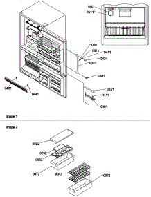 Door Handles & Accessories parts for Amana Bottom-Mount Refrigerator BG20T2W-P1316303WW from AppliancePartsPros.com