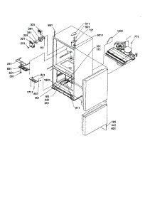 Controls And Light Covers parts for Amana Bottom-Mount Refrigerator BG21VC-P1325013WC from AppliancePartsPros.com