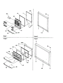 Door Assembly parts for Amana Bottom-Mount Refrigerator BG21VC-P1325013WC from AppliancePartsPros.com