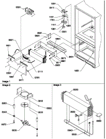Evaporator & Freezer Control Assembly parts for Amana Bottom-Mount Refrigerator BG21VW-P1321501WW from AppliancePartsPros.com